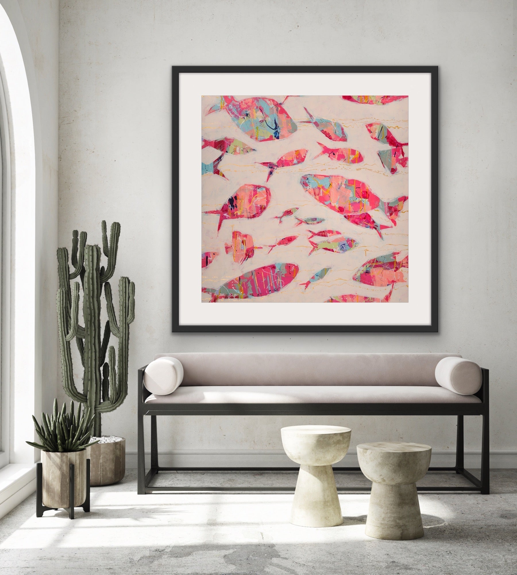 Why Large-Scale Art Is the Secret to an Elevated Coastal Home