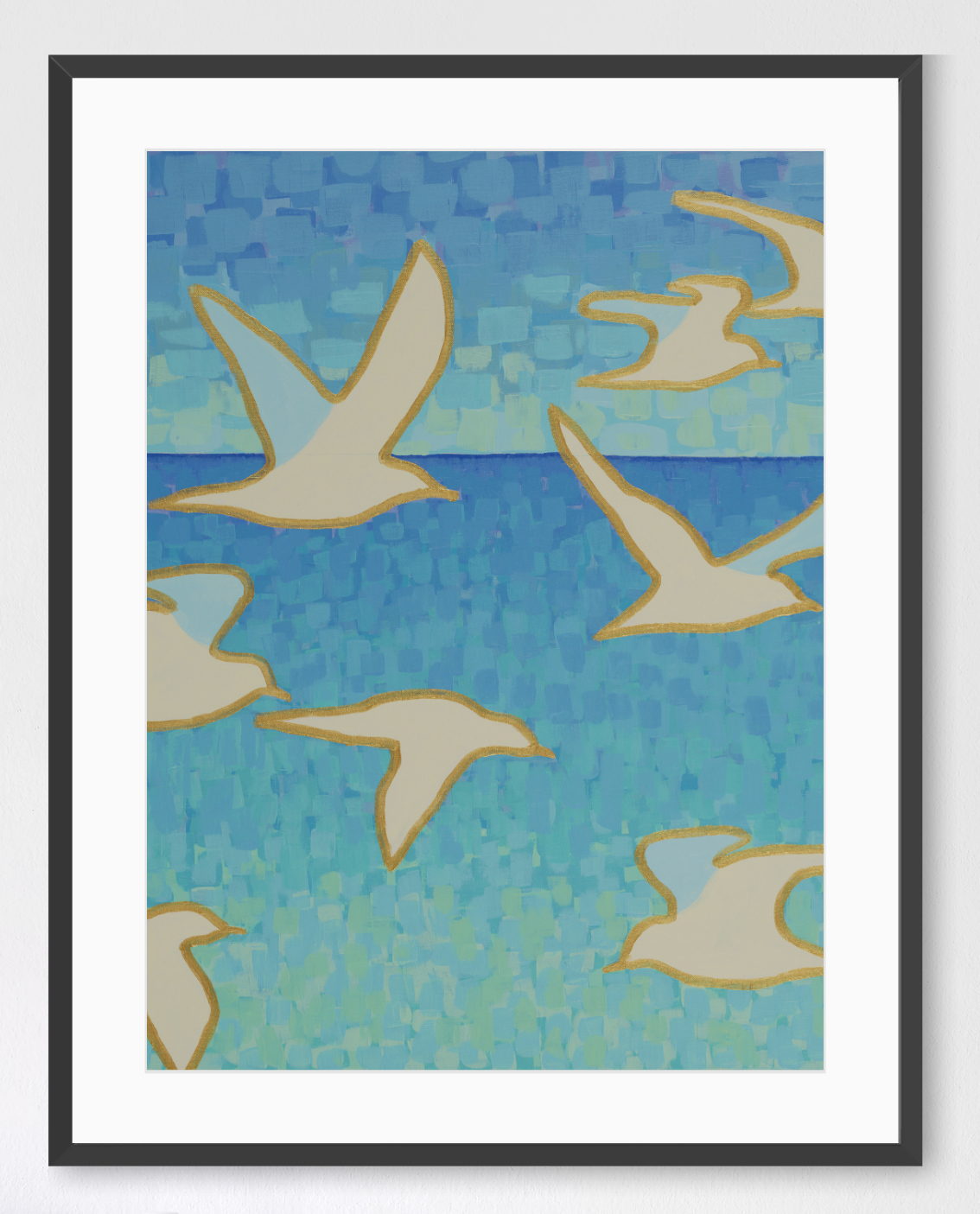 Modern Archival Rag Print - Wings of Light - Vertical