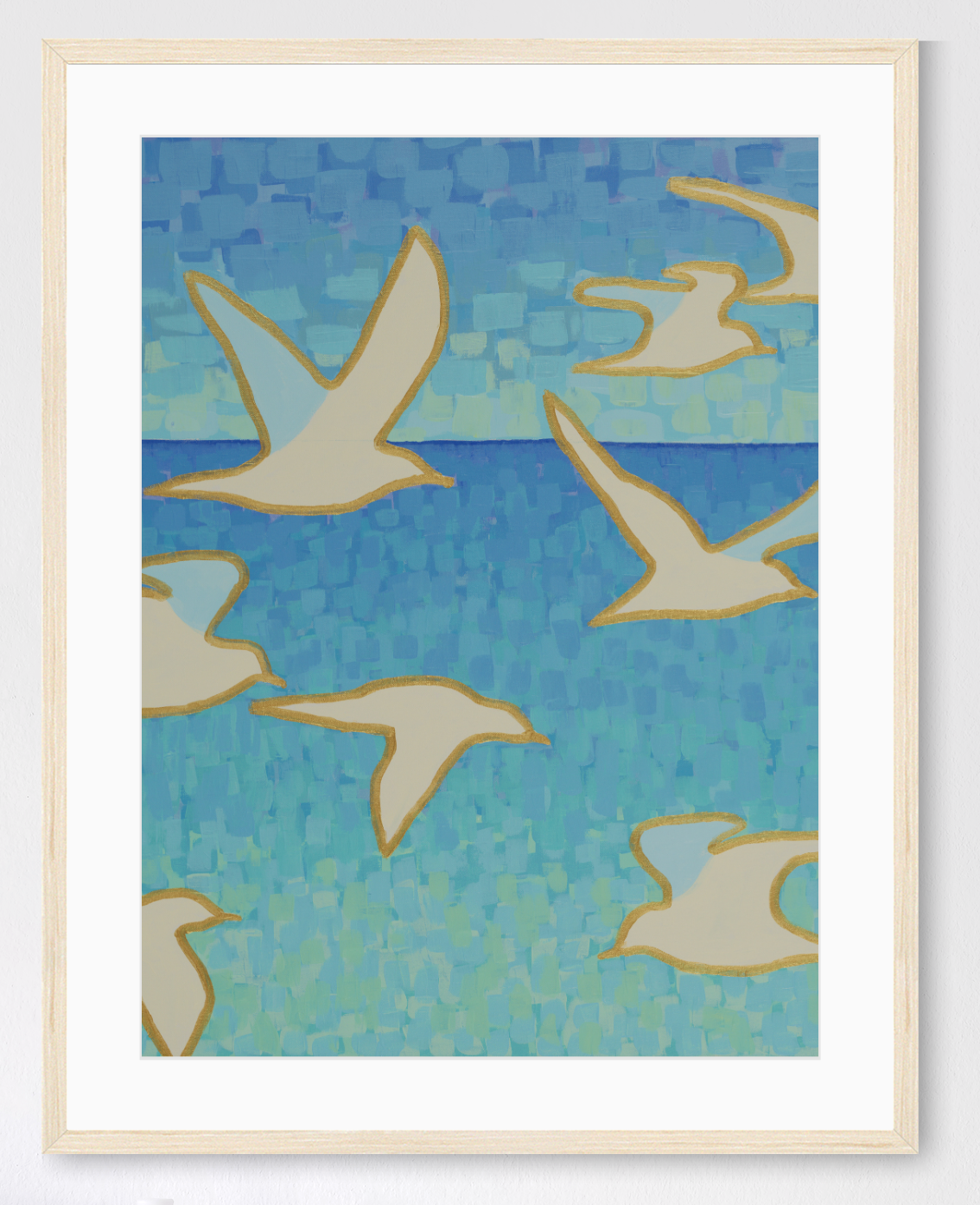 Modern Archival Rag Print - Wings of Light - Vertical
