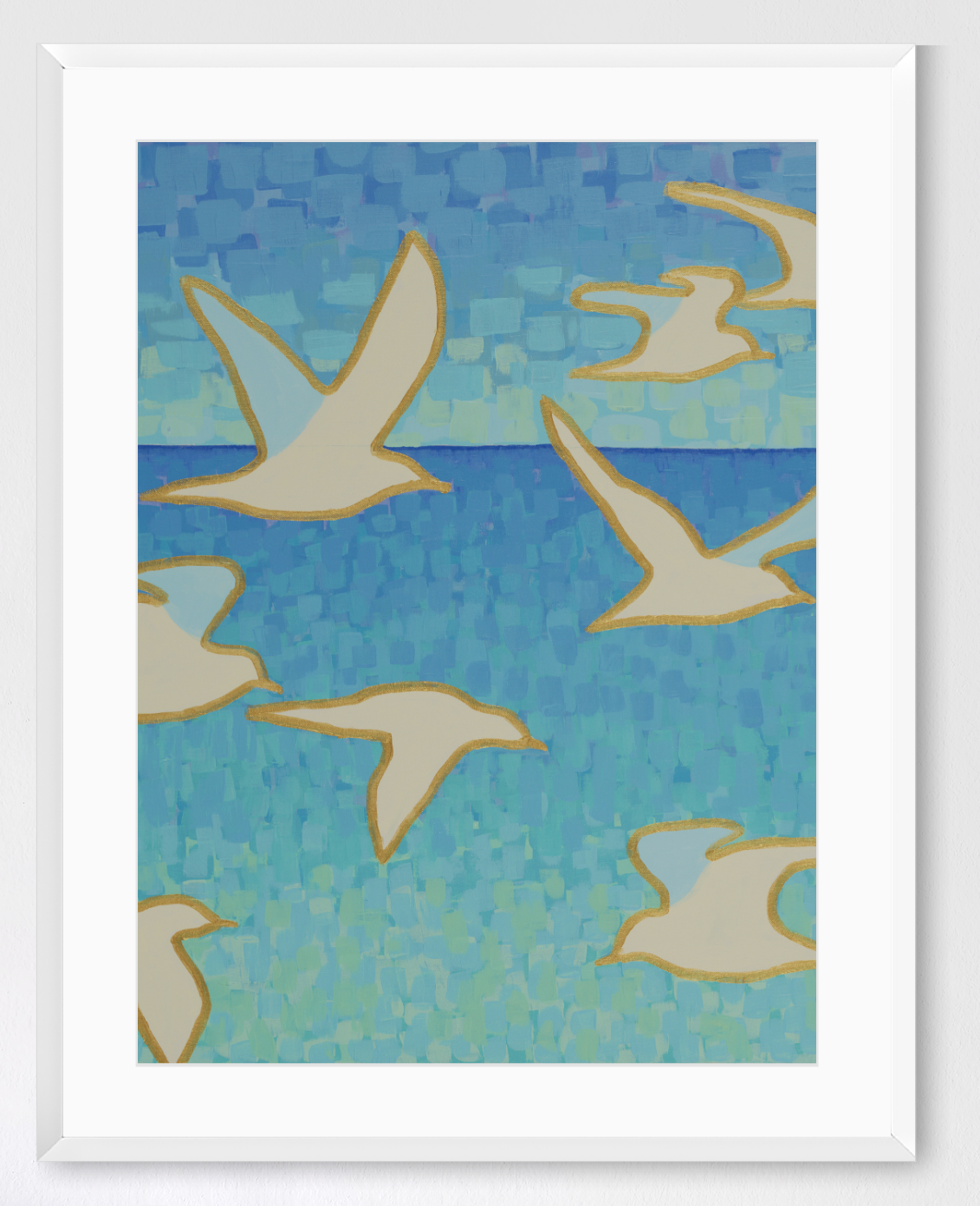 Modern Archival Rag Print - Wings of Light - Vertical
