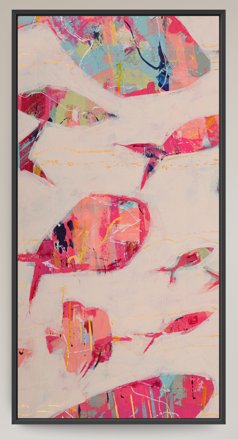 Current Collective - Tall Slender Abstract Fish Reproduction