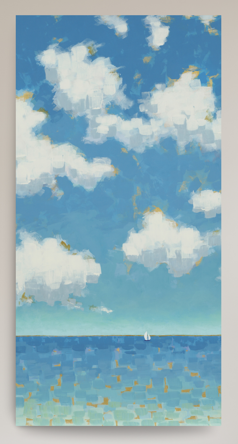 contemporary coastal seascape