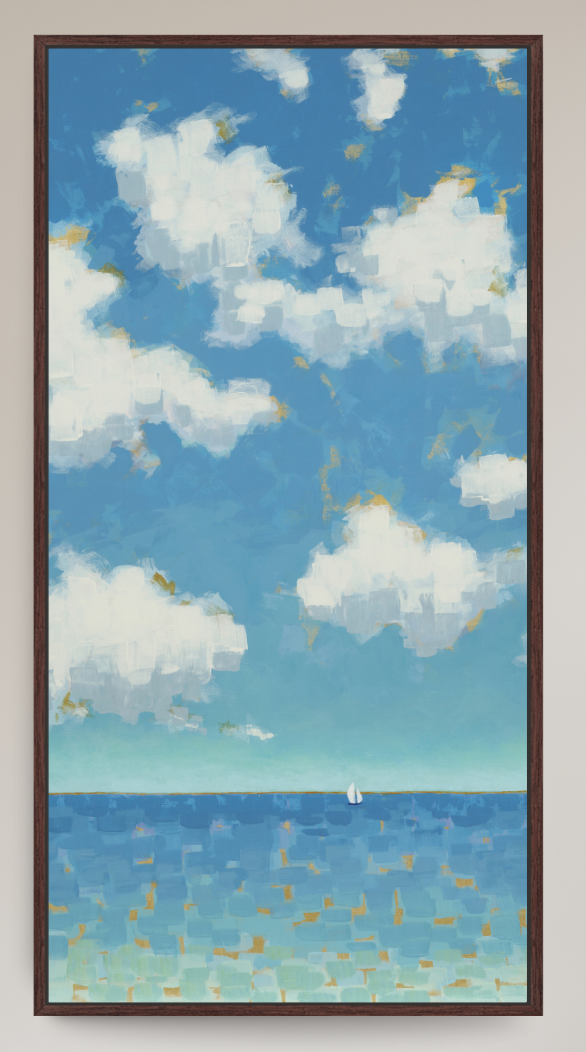 contemporary coastal seascape