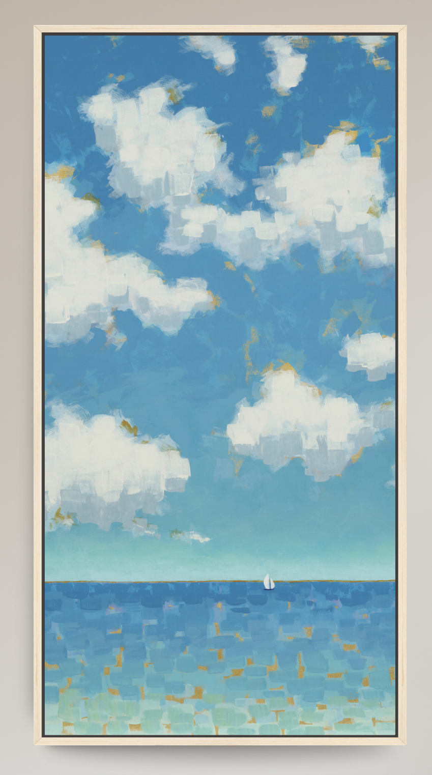 contemporary coastal seascape