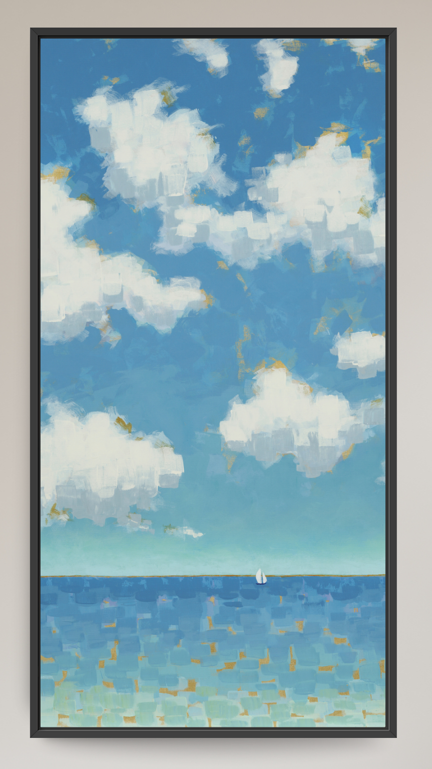 contemporary coastal seascape