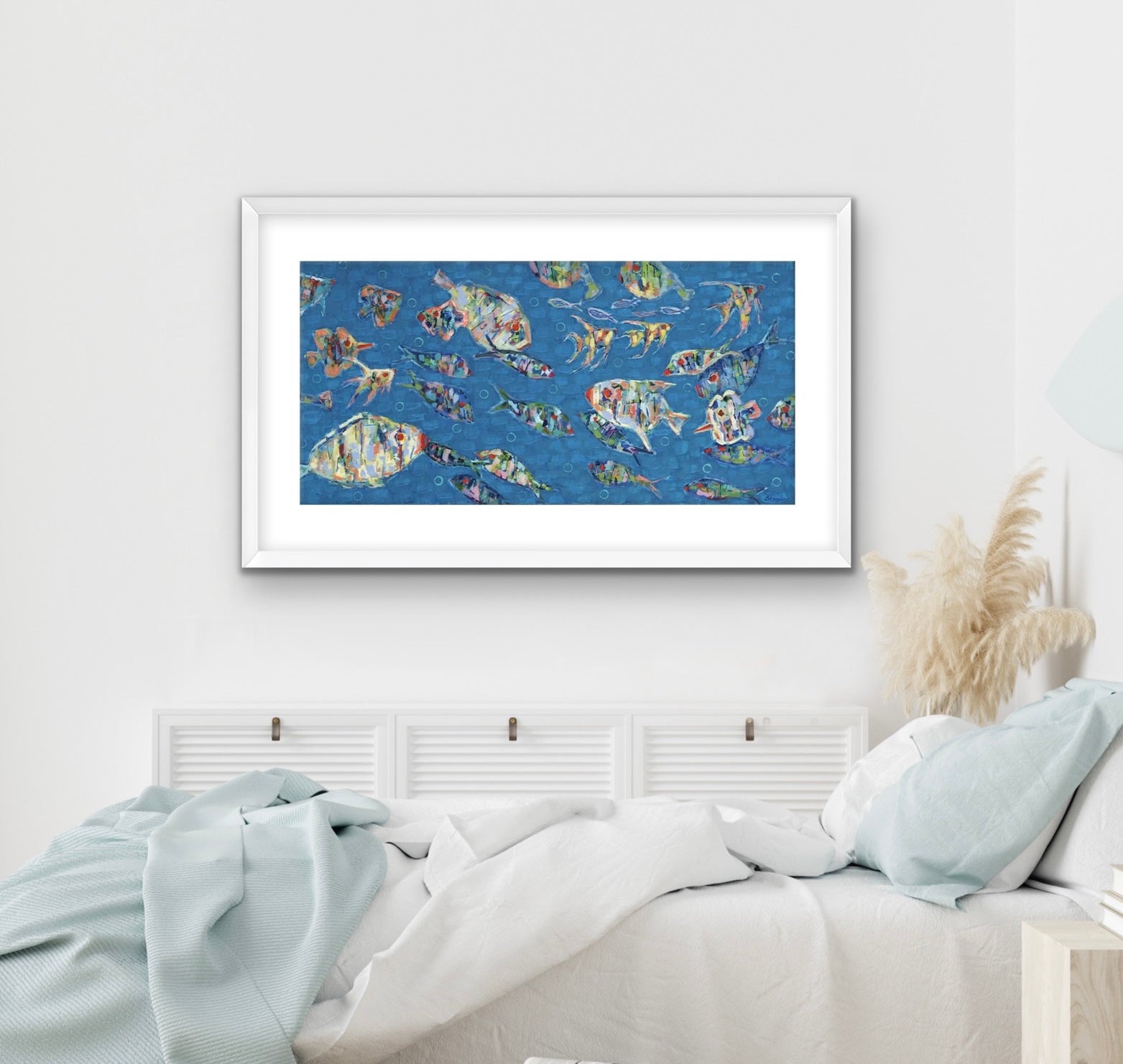 School Spirit - Framed Coastal Fish Fine Art Print