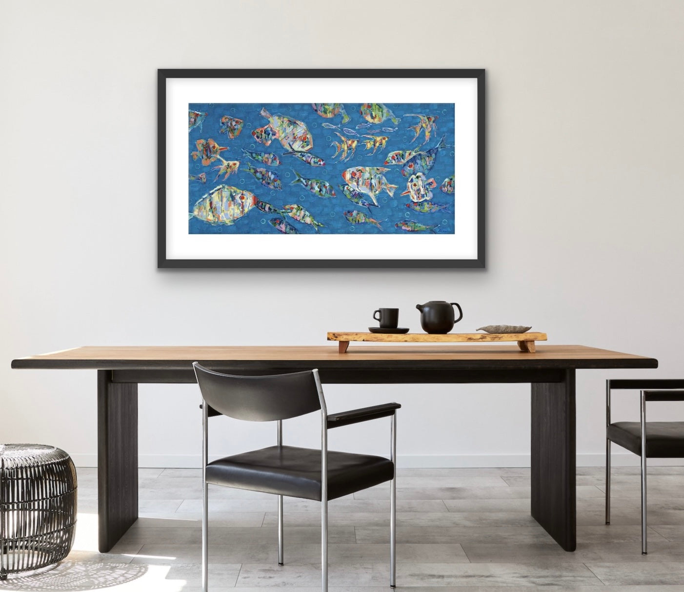 School Spirit - Framed Coastal Fish Fine Art Print