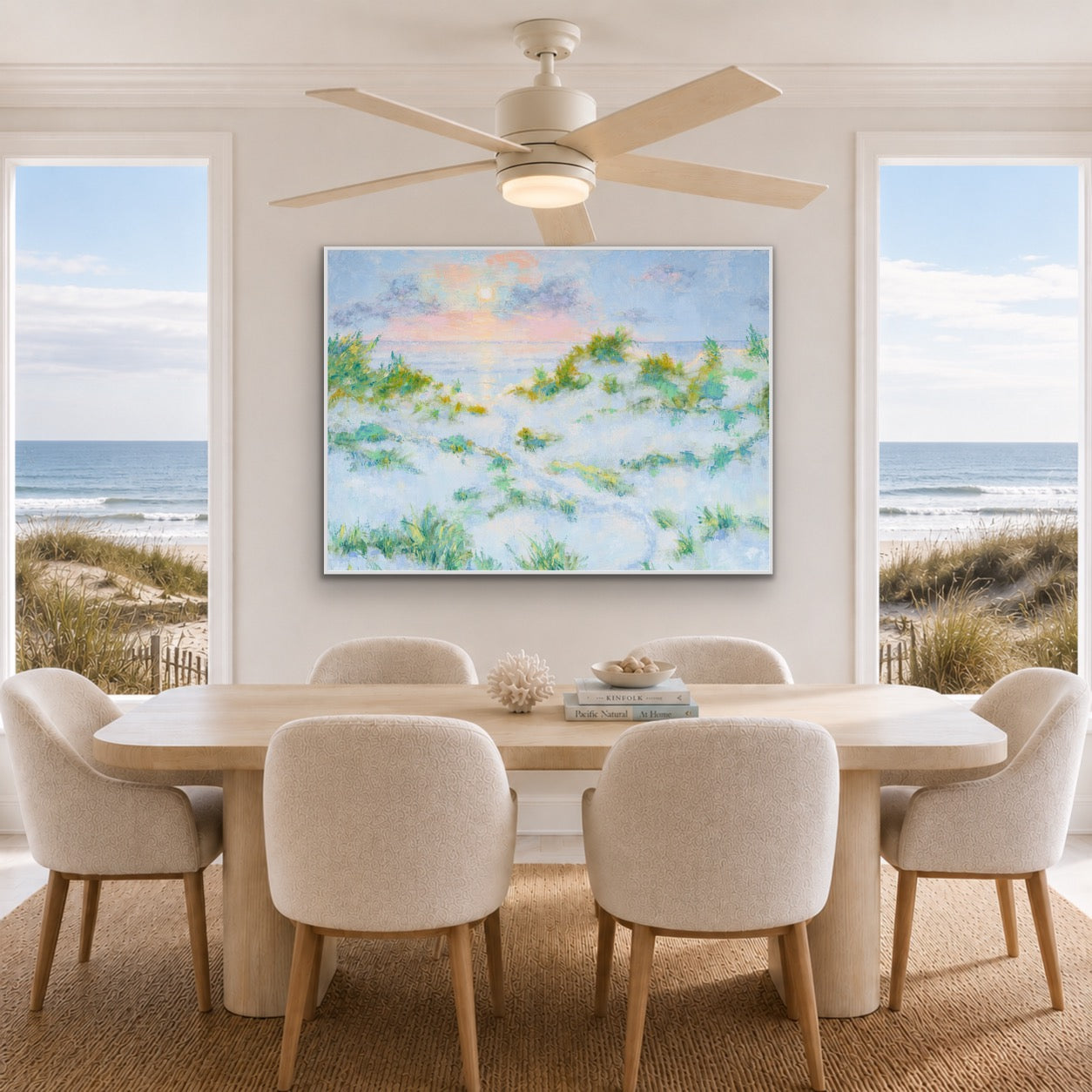 Dunes at Sunrise Giclée Canvas Print - Summer Dreams – Horizontal Edition