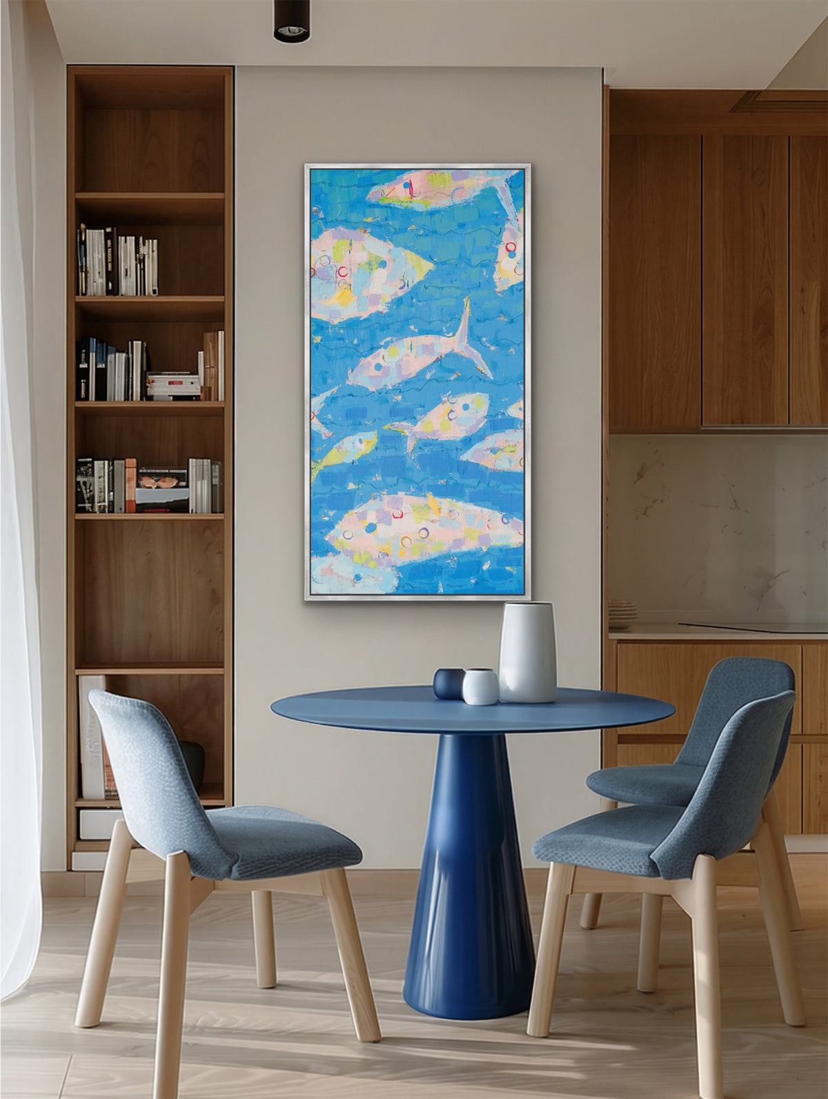 Current of Joy Abstract Fish Reproduction