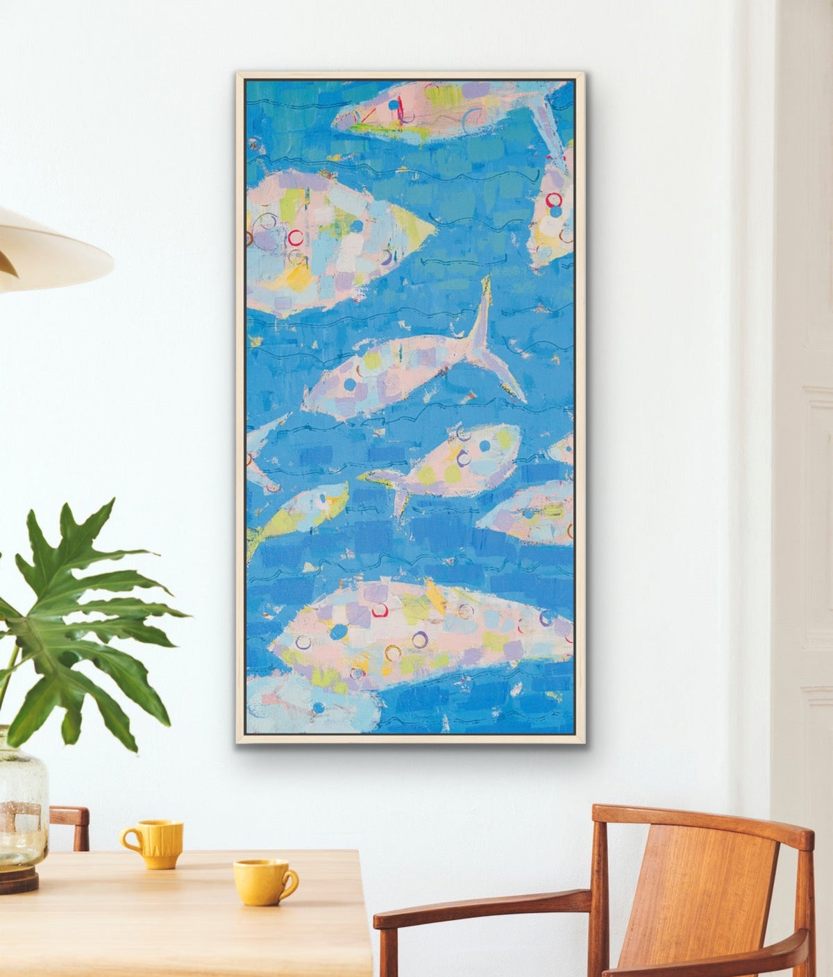 Current of Joy Abstract Fish Reproduction