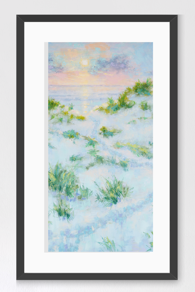 Summer Dreams Framed Seascape Fine Art Print - Tall Edition