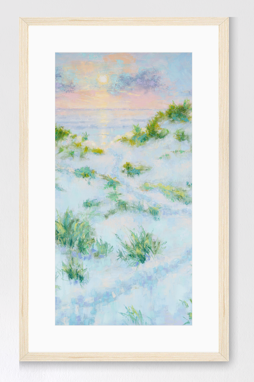 Summer Dreams Framed Seascape Fine Art Print - Tall Edition