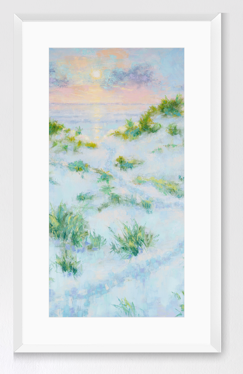 Summer Dreams Framed Seascape Fine Art Print - Tall Edition