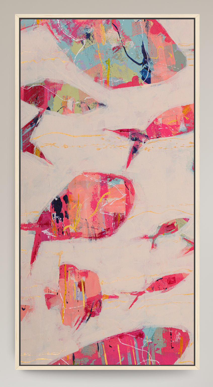 Current Collective - Tall Slender Abstract Fish Reproduction