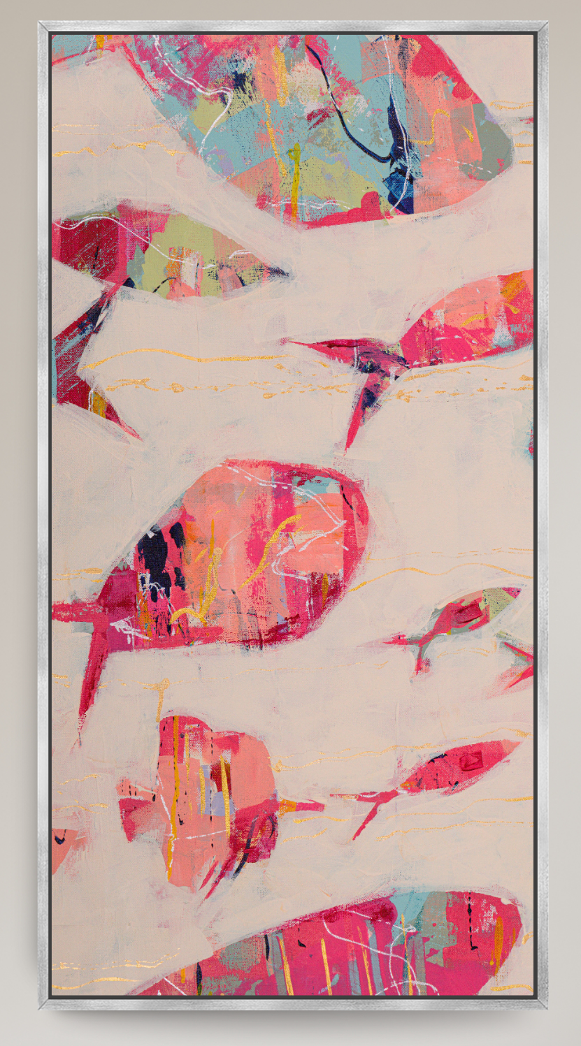 Current Collective - Tall Slender Abstract Fish Reproduction