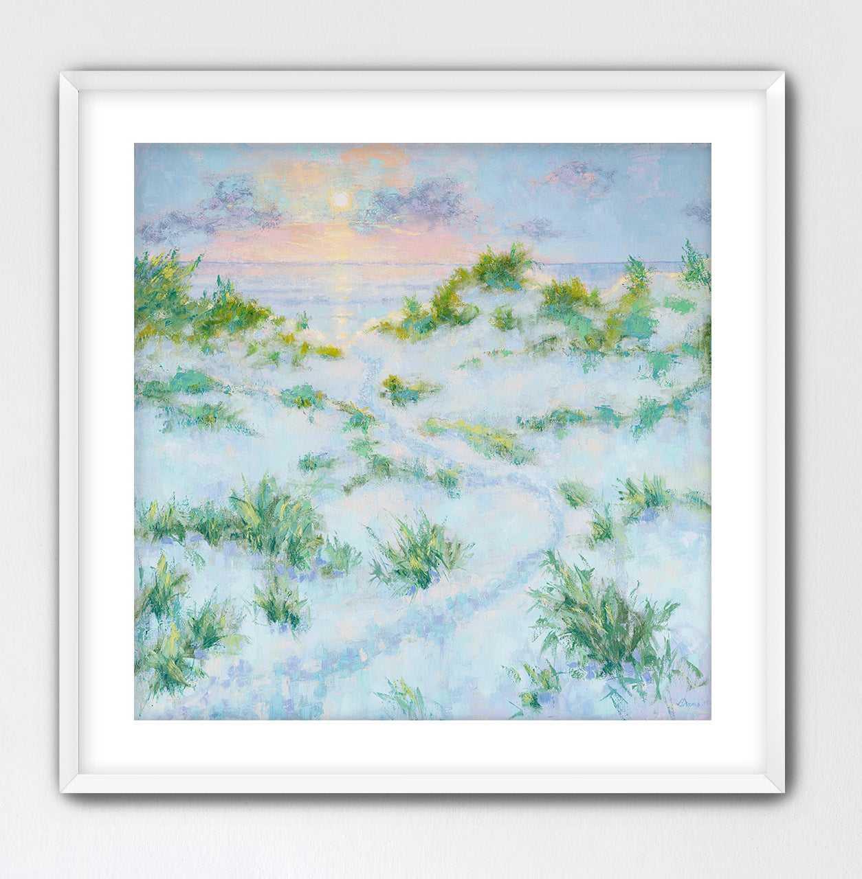 Summer Dreams - Framed Contemporary Sunrise Seascape Fine Art Print